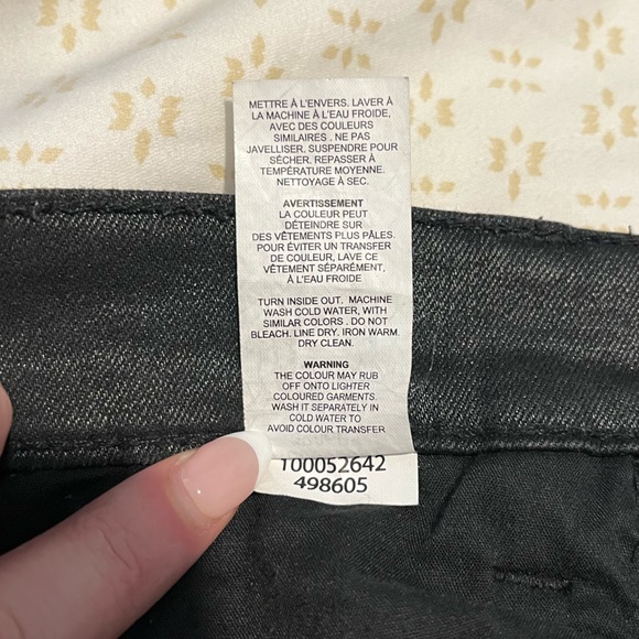 Garage Black Coated Skinny Jeans size 1 - Picture 5 of 5